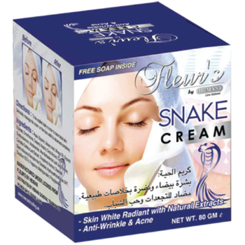 Крем для лица Hemani Fleur's Snake Змеиный жир 80 г + мыло 30 г