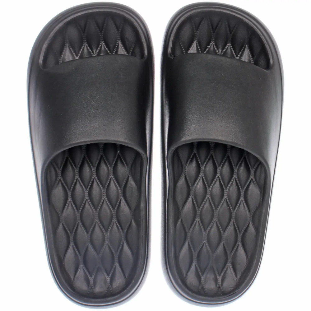 Шлепанцы мужские «STEP», цвет черный, р-р 40-41