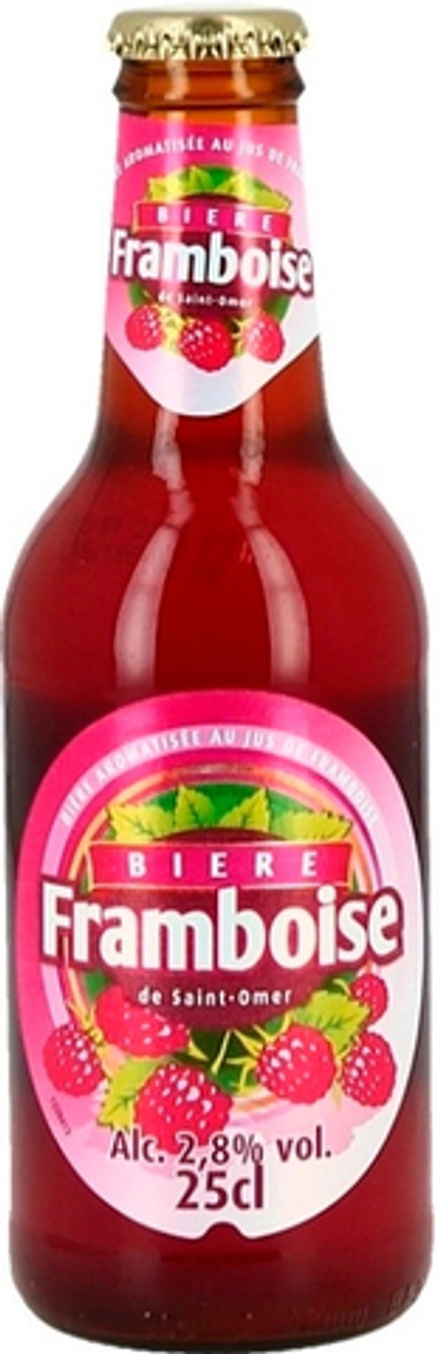 Пиво Де Сент-Омер Фромбуаз / De Saint-Omer Framboise 0.25 - стекло