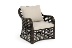 "Ницца" кресло из искусственного ротанга, цвет бронзовый