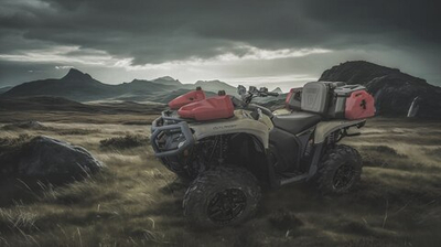 Канистра топливная Tesseract для BRP Outlander G3L 500-700 ,Чёрная