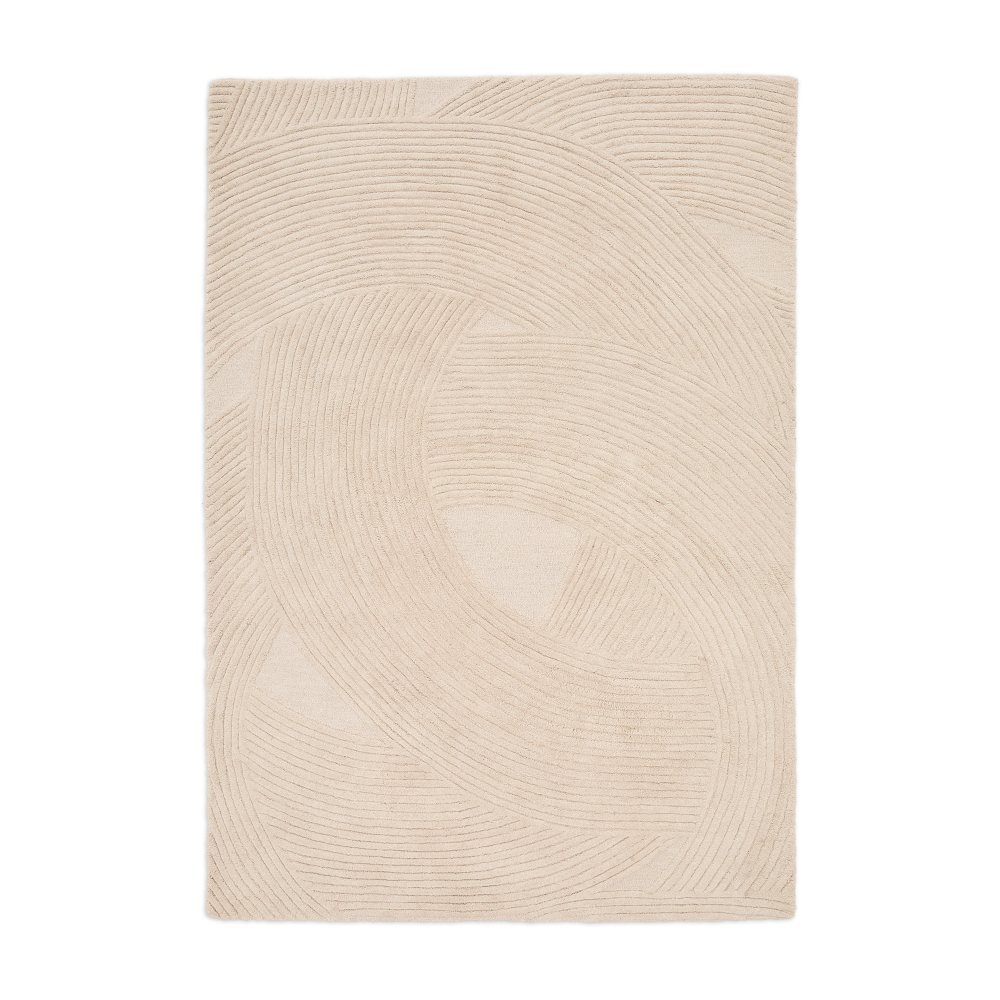 Ковер Domm из белой шерсти, 200 x 300 см