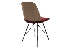 Стул E9.6 (дуб / бордовыи? FiberGuard)