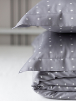 ODA 2 наволочки, сатин серый в точку