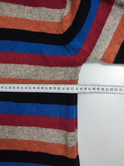 Джемпер шерстяной в полоску 44-46 размер