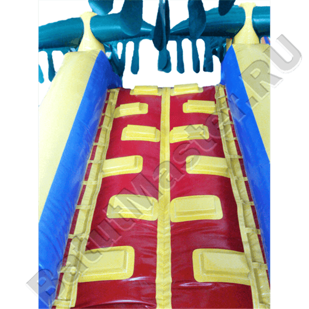 Надувная полоса препятствий "Супер - джунгли"