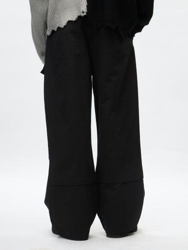 Черные мужские брюки-карго JACKPOT