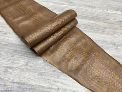 Lucrecio Gold Beige (0,5-0,7 мм), цв. Бежевый, кожа питона