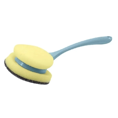 Щетка с губкой для посуды Vogue бежевый