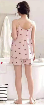 Пижама жен. б/в шорты+майка т/б 366-2