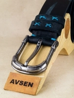 Ремень мужской натуральная кожа для брюк джинсов