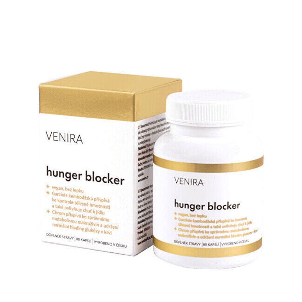 Venira Hunger Blocker Блокатор голода с камбоджийской гарцинией и хромом 80 капсул