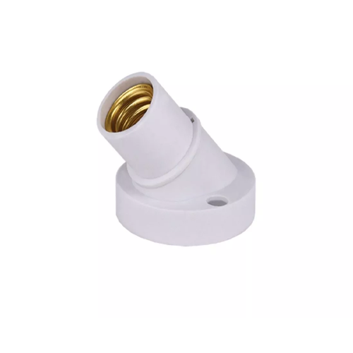 Ecola Патрон Е14 накладной наклонный белый УП.AB4SNWEAY