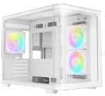 Корпус Ocypus Iota C50 WH Curve ARGB Digital mATX/ITX 2xUSB Type-C Белый Iota-C50-WHD300CD-GL