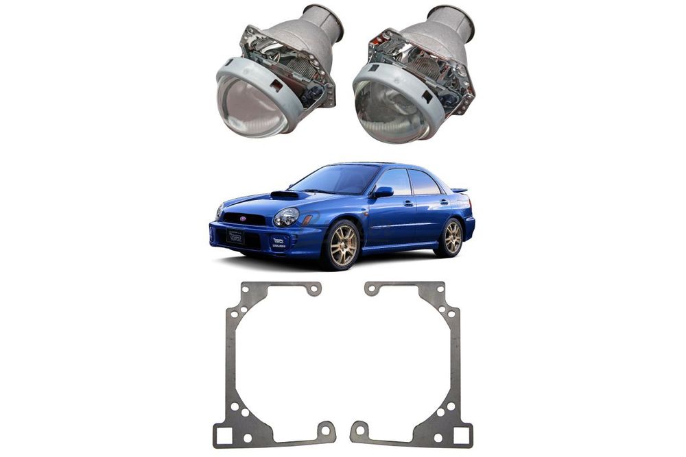 Готовый комплект для замены штатных линз Subaru Impreza WRX STi II 2000-2002