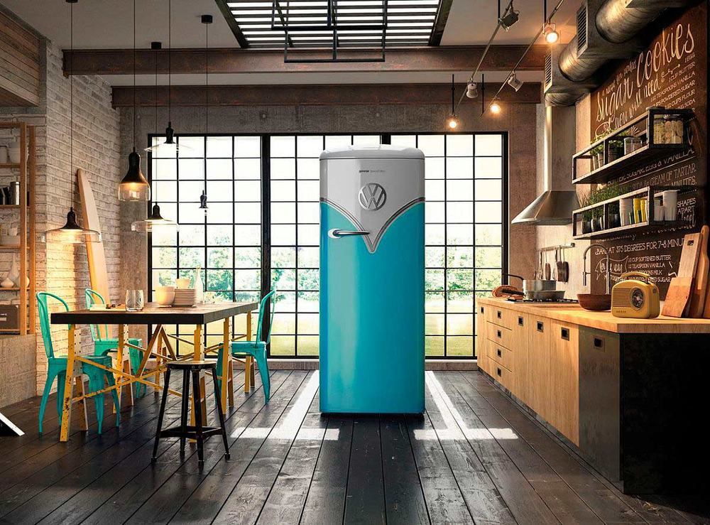 Отдельностоящий однокамерный холодильник Gorenje OBRB153BK