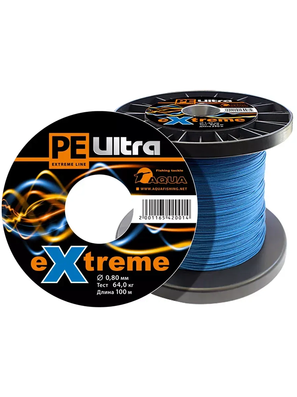Плетеный шнур для рыбалки AQUA PE ULTRA EXTREME