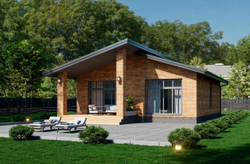 Проект Дома 112 кв. м. с высокими потолками К-43