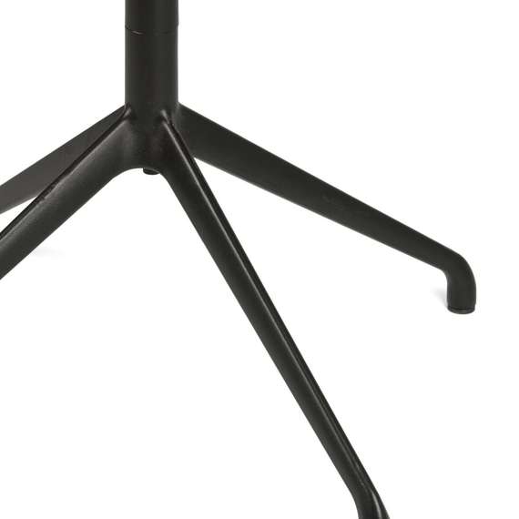 Обеденный стол Ontip Ø70 см, черный металл