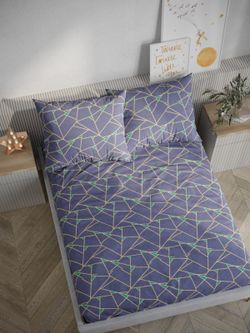 Постельное белье Simple House "Аксиома" 1,5-сп   наволочка 50х70 1шт Простынь  150х215 см  Пододеяльник 145х215 см