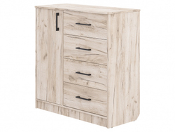 Комод-09 Крафт серый