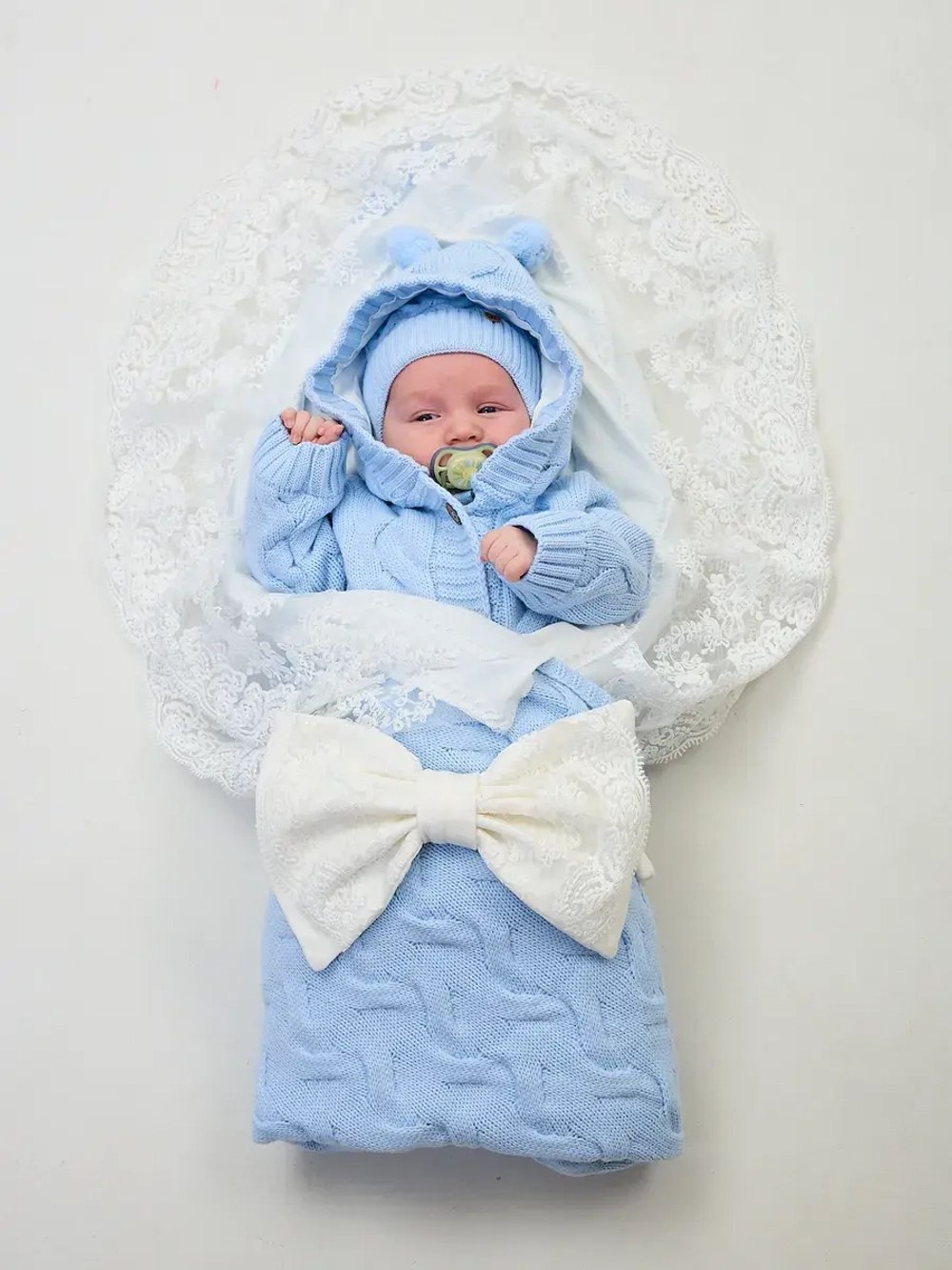 Конверт на выписку для новорожденных летний