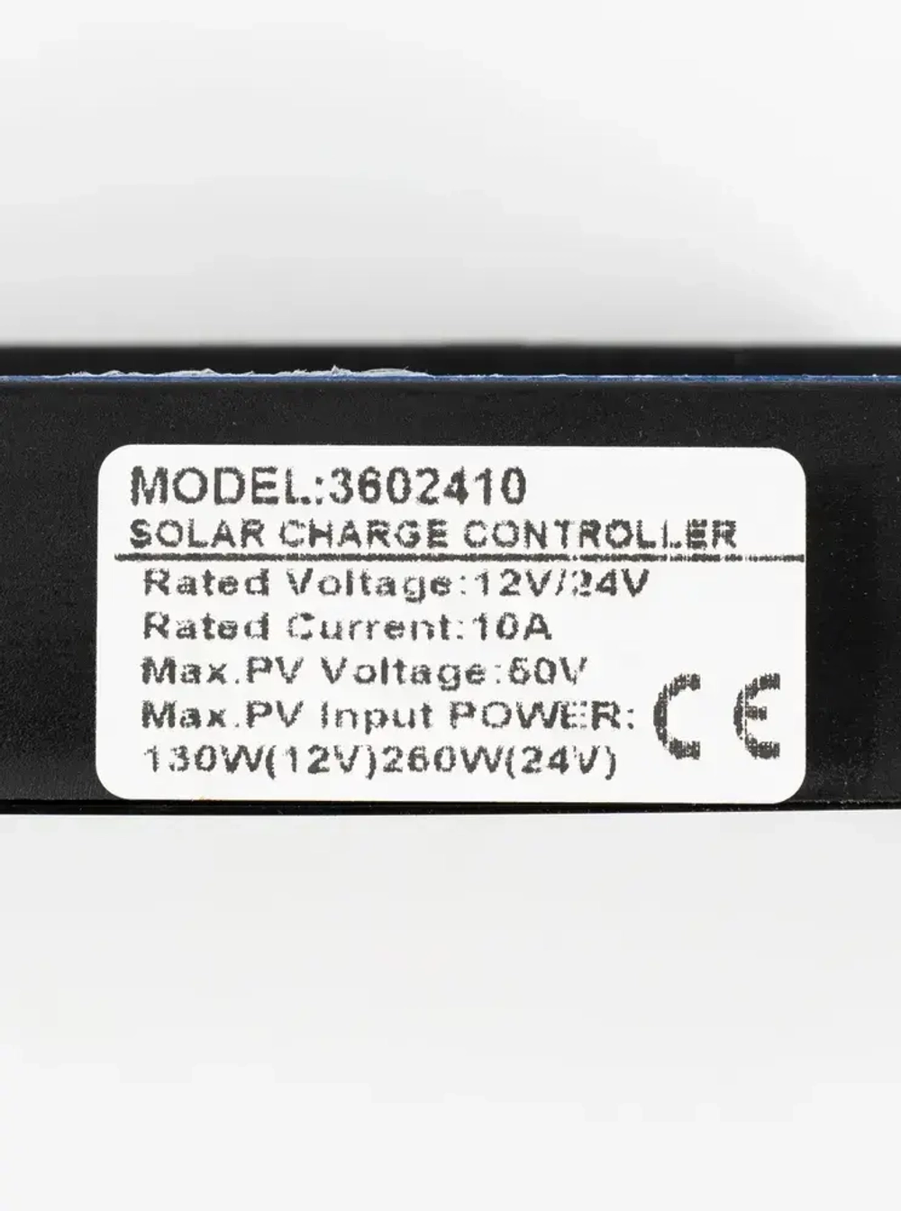 Контроллер заряда солнечной панели / батареи 10A 12/24 вольт