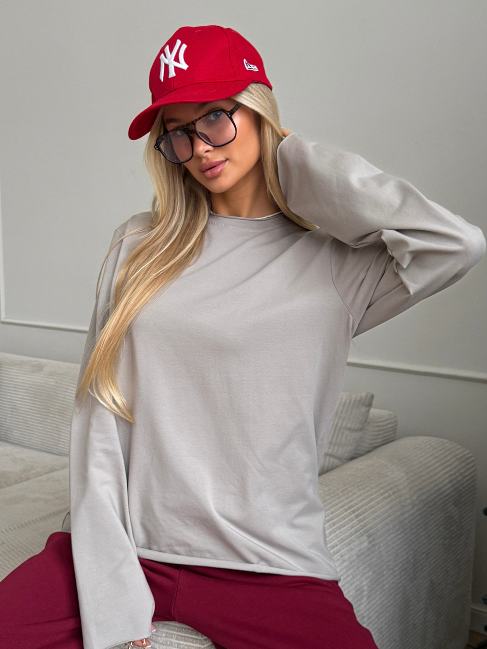 Лонгслив оверсайз