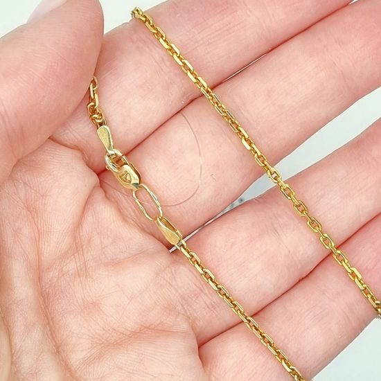 Цепочка Якорная. Позолота желтая. 1,7 мм