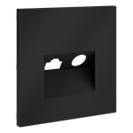 Накладка для розетки TV+RJ45 кат. 6, S70 (графит)