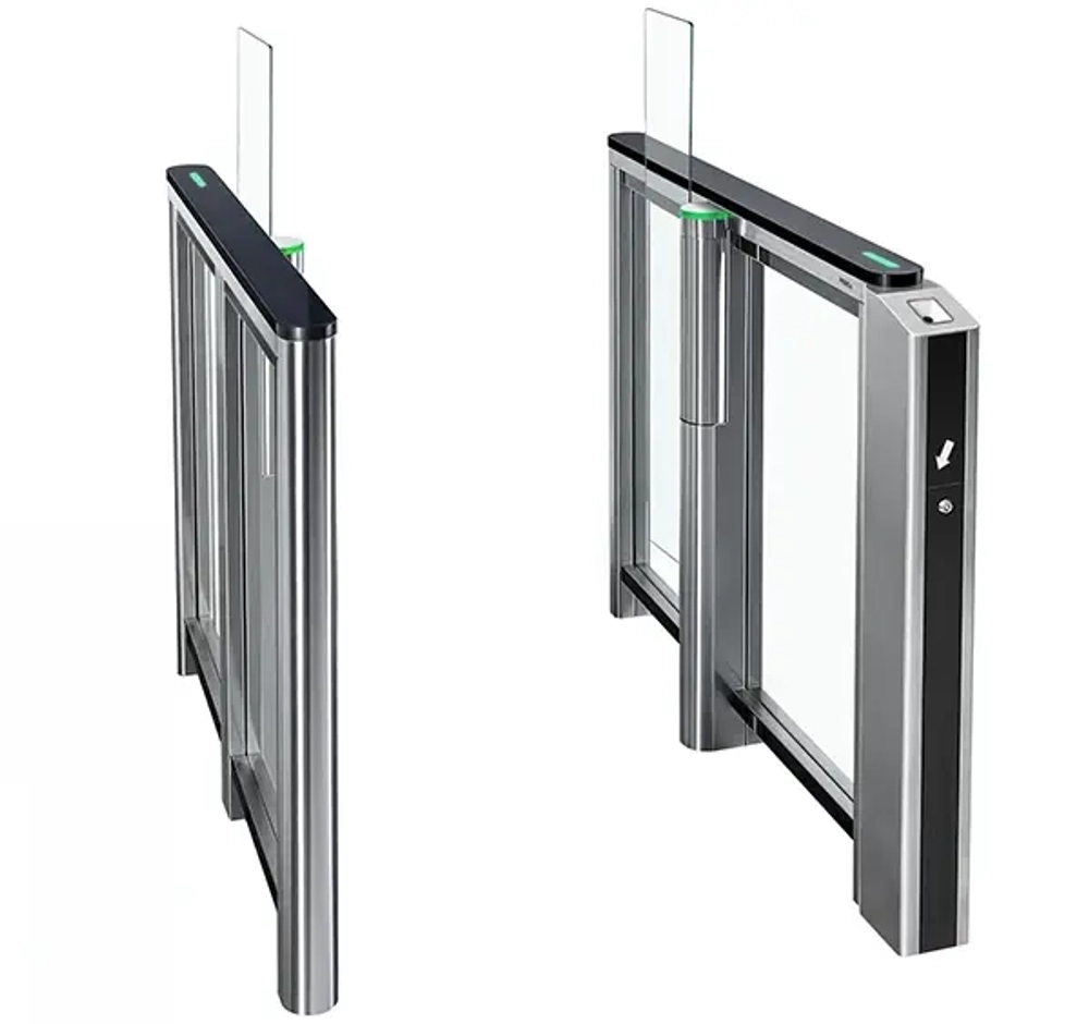 Скоростной проход ST-11 с распашными створками и встроенным сканером штрихкода