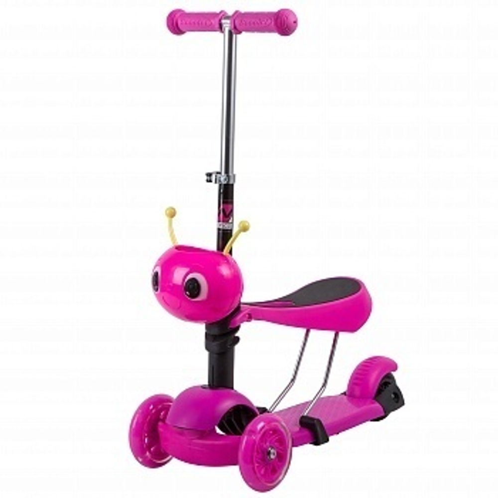 Самокат-кикборд Novatrack Disko-kids, трансформер