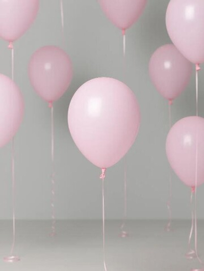 Набор воздушных шаров 10 шт. "Unified joy pack", light pink (25 см)