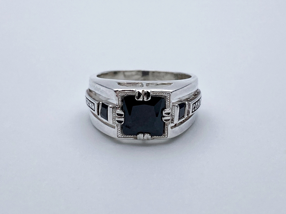 Наперстная молитва К-209 ФИАНИТ (Ag 925)