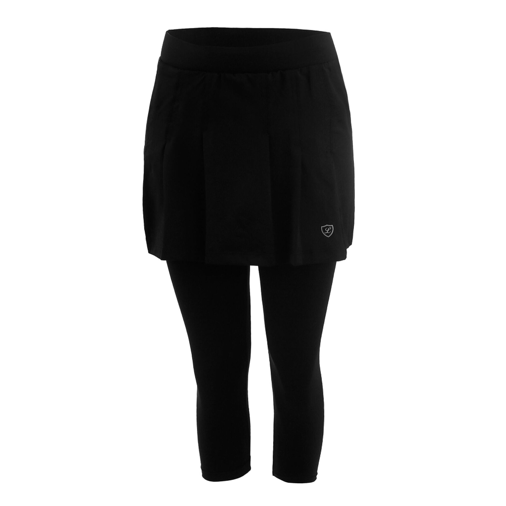 Женская теннисная юбка Limited Sports Club Fancy Scapri With 7/8 Tights Women - Black, White