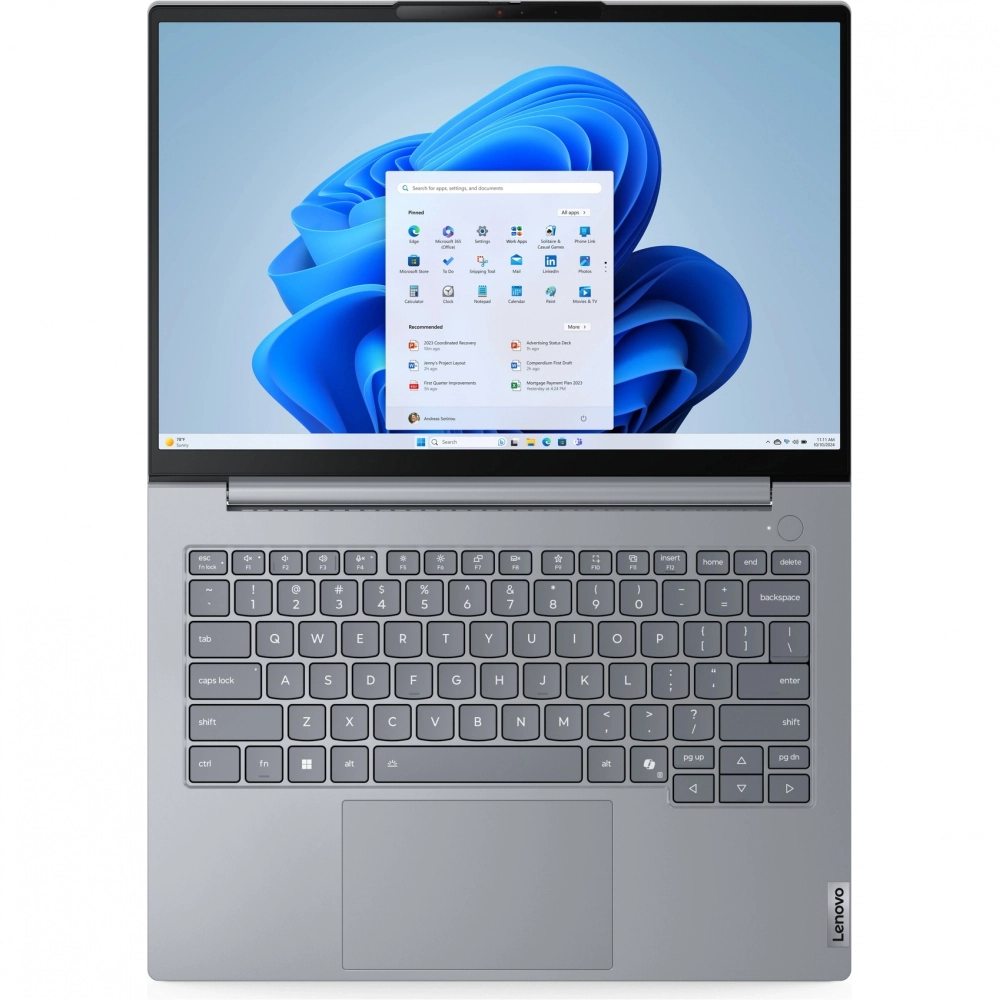 Ноутбук Lenovo Thinkbook 14 G8 IAL Core Ultra 7 255H 16Gb SSD512Gb Intel Arc 140T 14" IPS WUXGA без ОС grey Bag (21SJ0010GQ)