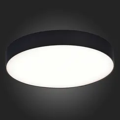 ST606.442.48 Светильник потолочный Черный LED 1*48W 4000K 4 320Lm Ra>85 120° IP20 D400xH55 185-265V Накладные светильники