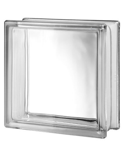 Стеклоблок бесцветный Клэрити Vitrablok 19,7x19,7x8