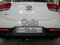 Фаркоп оцинкованный Galia K039C для Kia Rio IV хетчбек 2017-(паспорт и сертификат в комплекте)(без электрики)