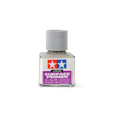 Tamiya Liquid Surface Primer Gray, Грунт жидкий Серый, 40 мл