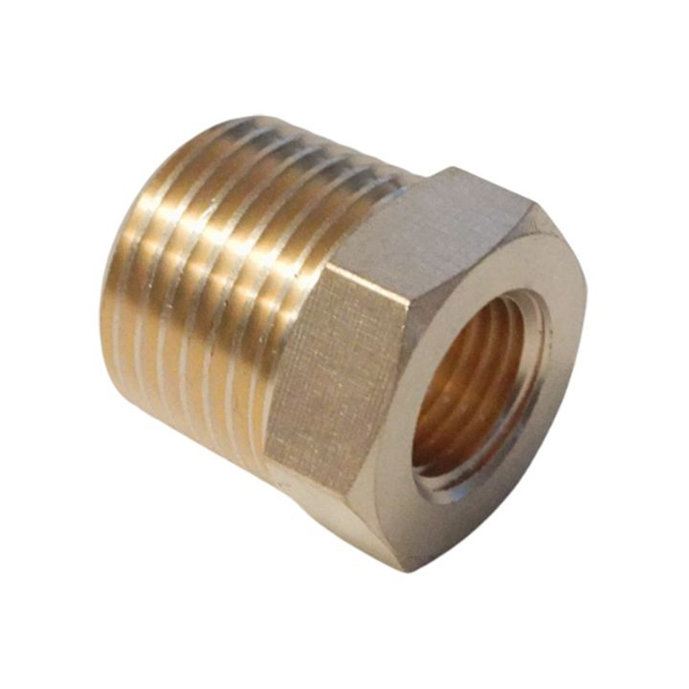 WDK-224MFB Адаптер, резьба 1/4"-1/2" PT, F-M (внутренний/внешний), латунь