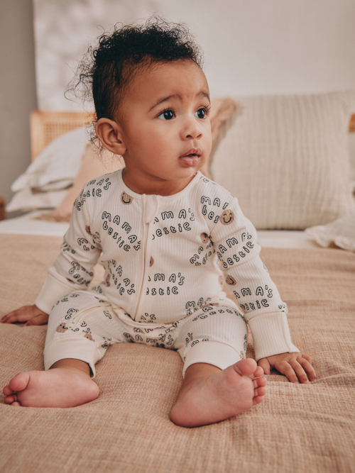 Комбинезон / Cлип малышей Next AW3-263, Кремовый