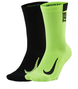 Теннисные носки Nike Multiplier Crew 2P - разноцветный