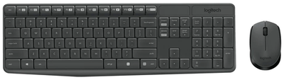 Комплект клавиатура + мышь Logitech MK235 Wireless Keyboard and Mouse