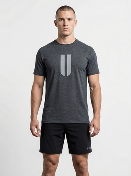 Футболка NOBULL лого тёмно-голубая