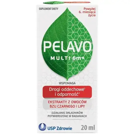 Диетическая добавка Pelavo Multi 6m+, 20 мл