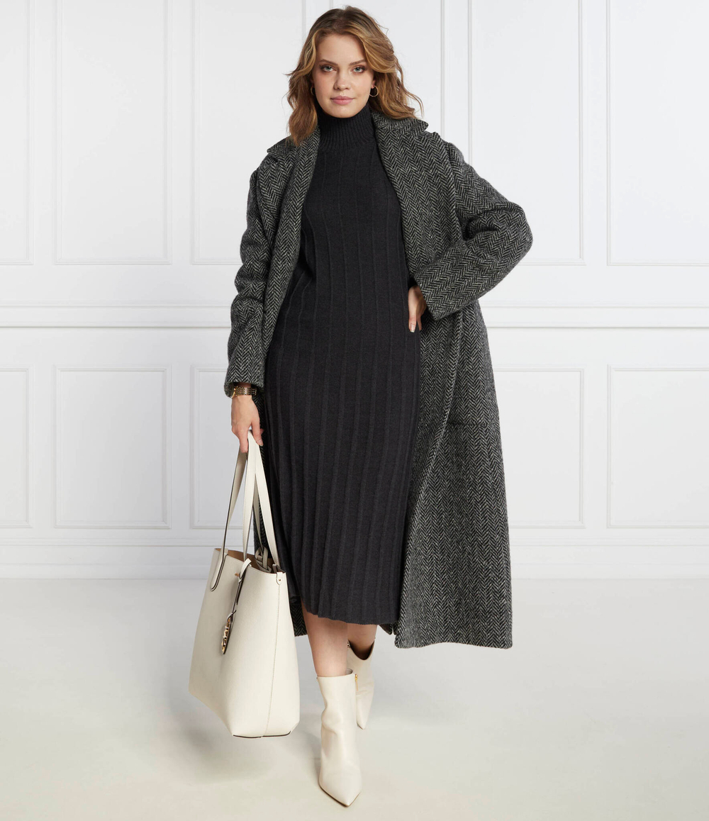 Хлопковое платье Max Mara Leisure - графитовый(332601366)