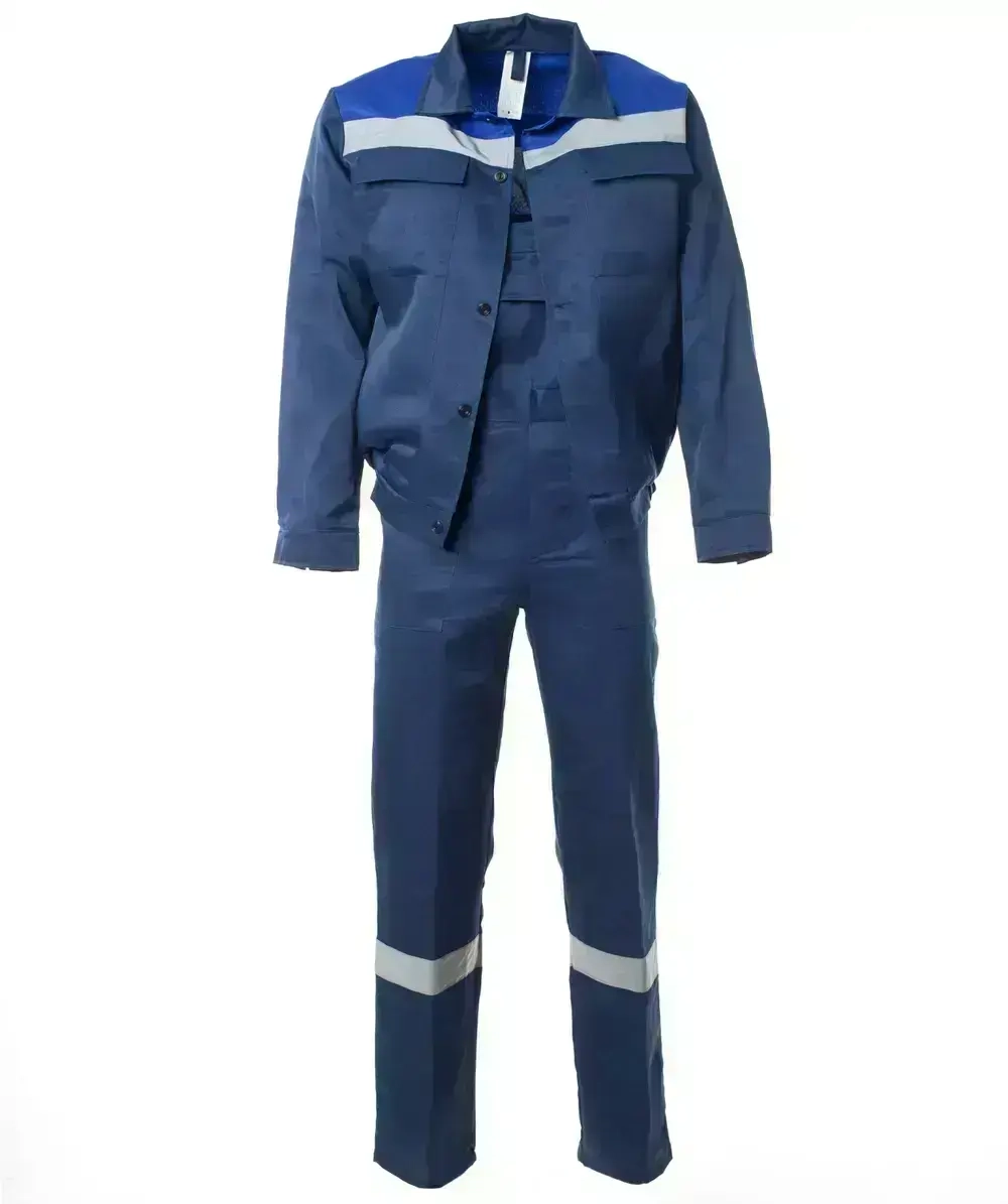 Костюм СТАНДАРТ-2 с СОП куртка, ПК, т.синий/ вас (52-54) 182-188