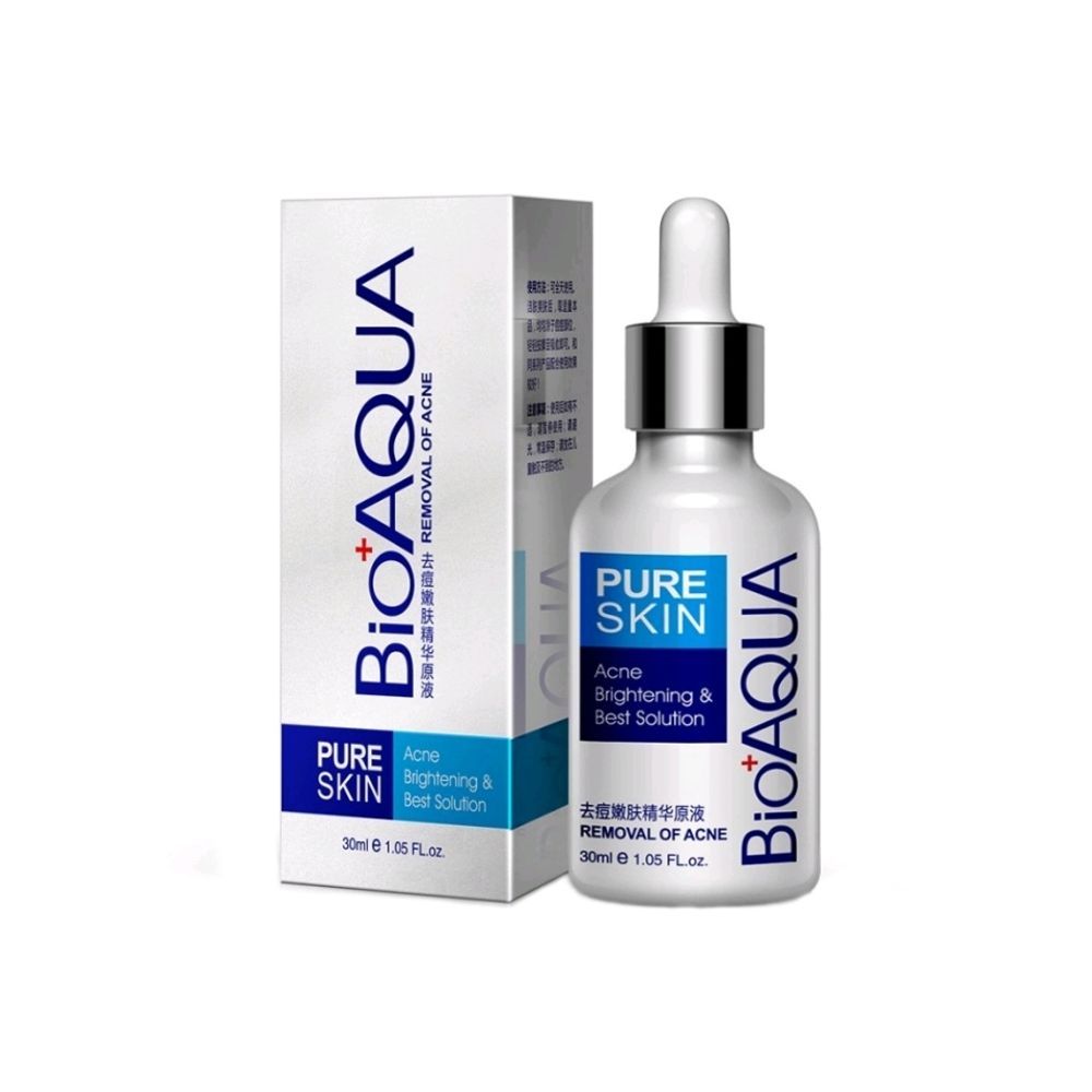Сыворотка анти-акне BIOAQUA Pure Skin Acne Brightening&amp; Best Solution, 30 мл.