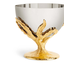 Чаша на ножке L'Objet Fern, 10 см